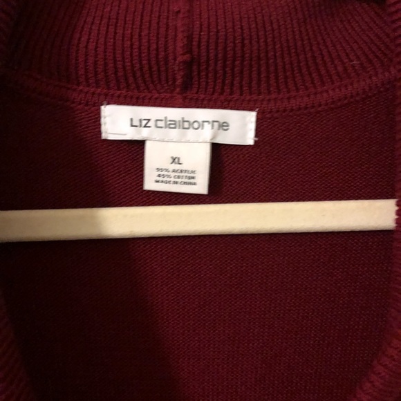 Liz Claiborne Red Sweater Dress (Never Worn!) - Picture 2 of 4
